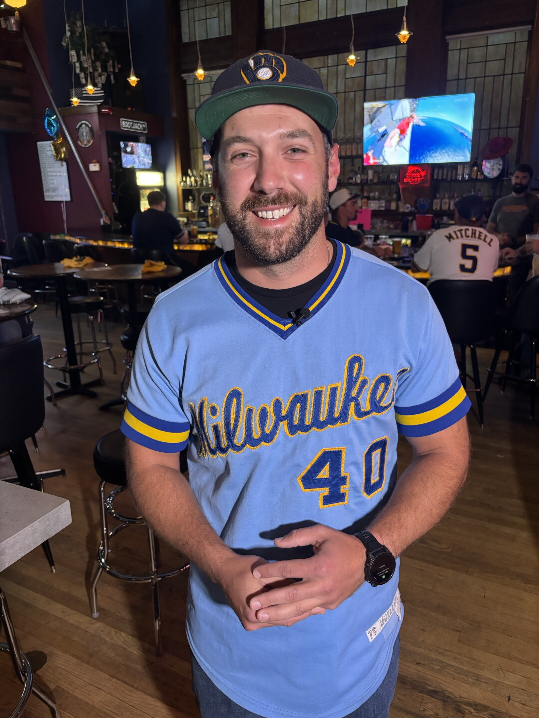 Daniel Mueller's father pitched for the Milwaukee Brewers