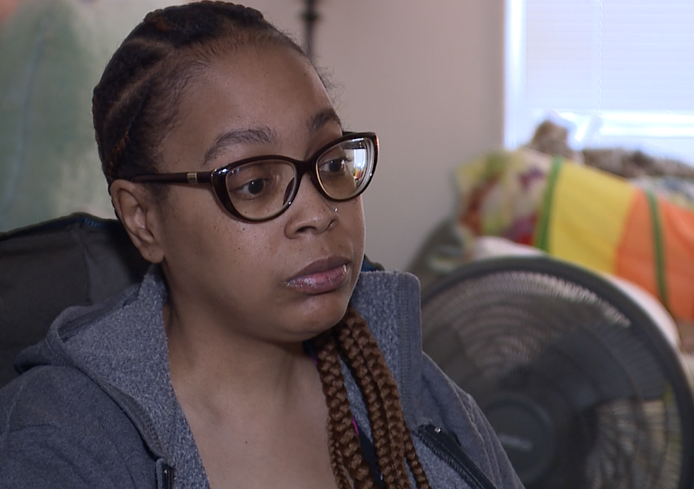 Tiffany Shoate has lived at the Russell Woods Apartments for about a year