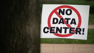 No data center sign