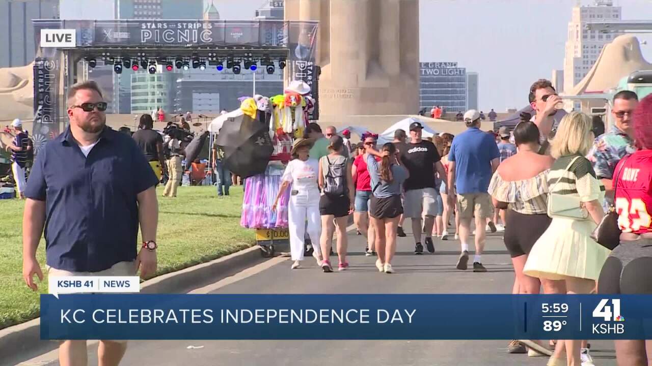 Fourth of July celebration at the Liberty Memorial
