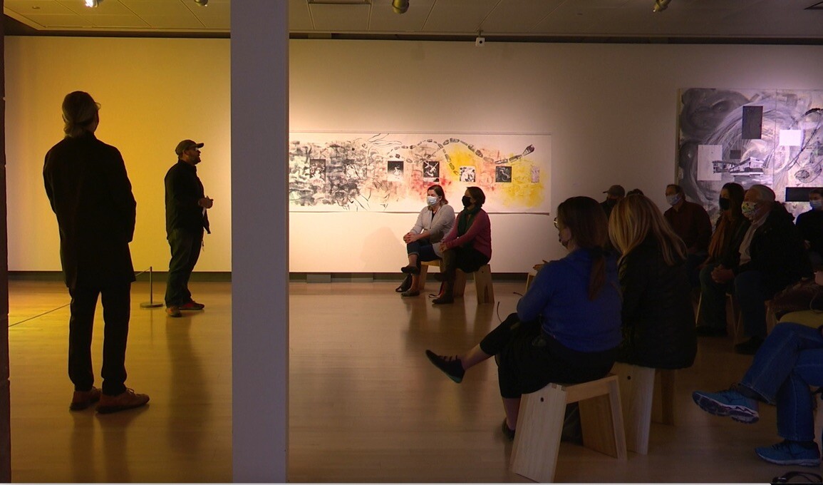 Reception for new exhibit by artist Neal Ambrose-Smith in Missoula