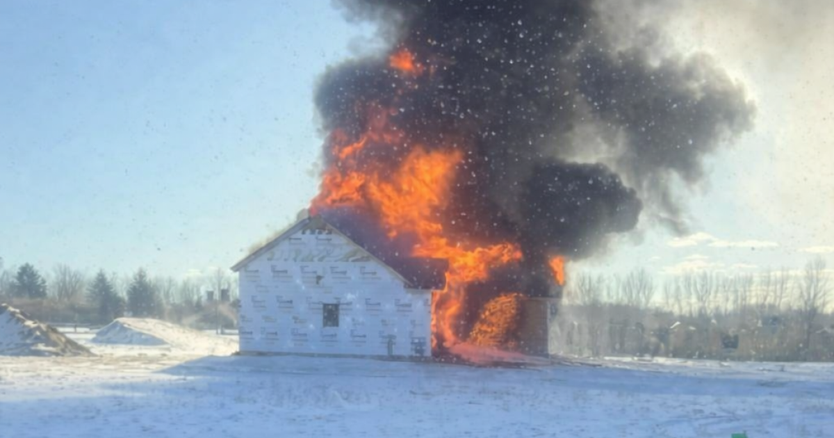 Home under construction deemed a total loss after fire in Suamico