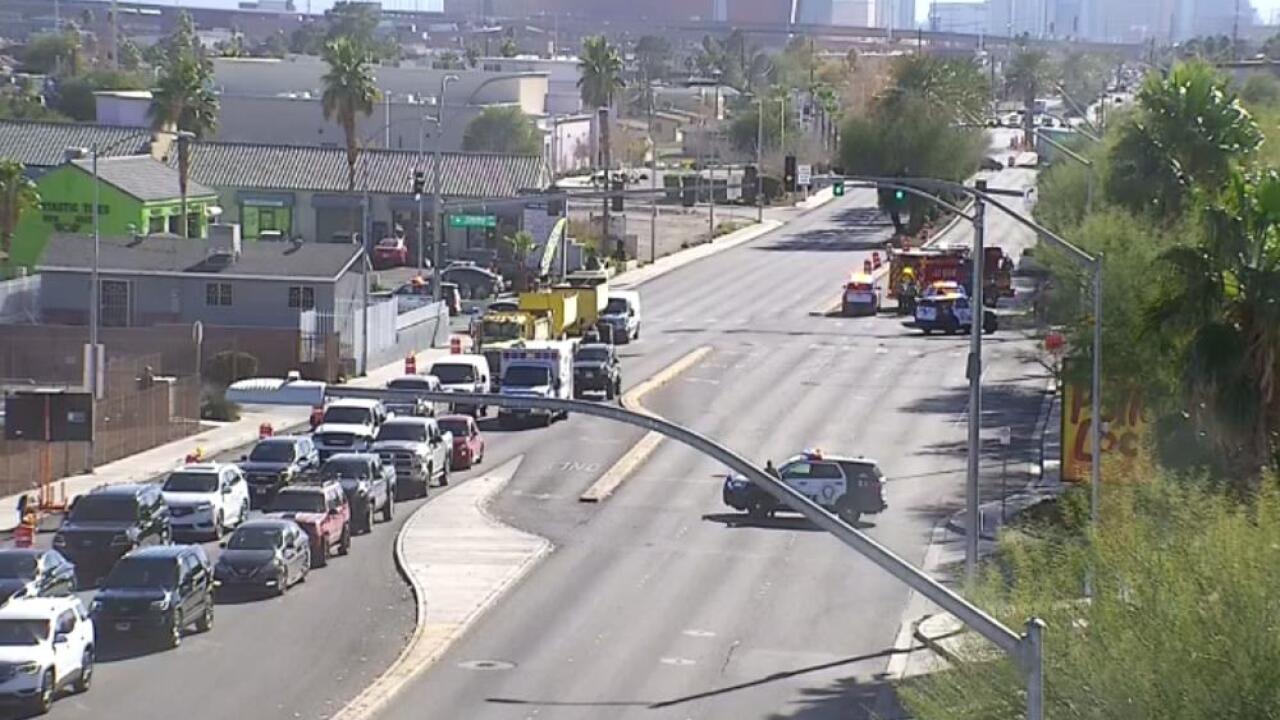 RTC: All southbound lanes blocked on Martin L King Boulevard after Lake Mead Boulevard