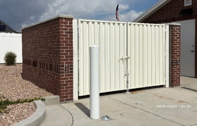 Dumpster Outside Church
