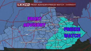 Frost advisory/freeze watch