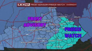 Frost advisory/freeze watch