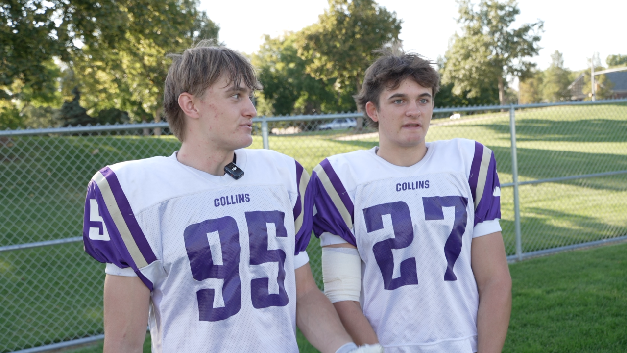 Devereux brothers with Fort Collins High School football team 