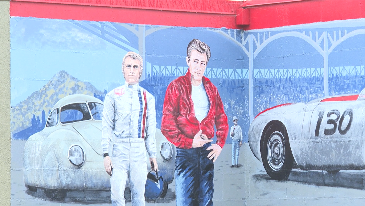 Porsche mural, San Luis Obispo, March 2024, left side.png