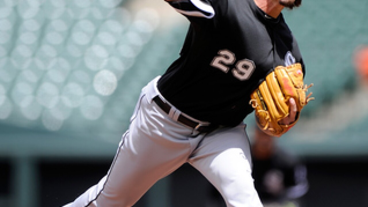 PHOTOS: First MLB game without fans played