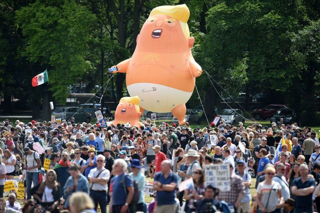 Photos: Scotland protests President Donald Trump's visit
