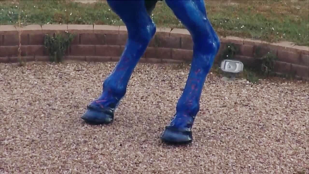 Blucifer vandalism