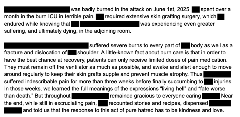 Boulder victim statement