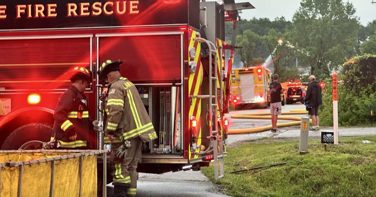 Fire damages storage facility in Hobart, no injuries reported