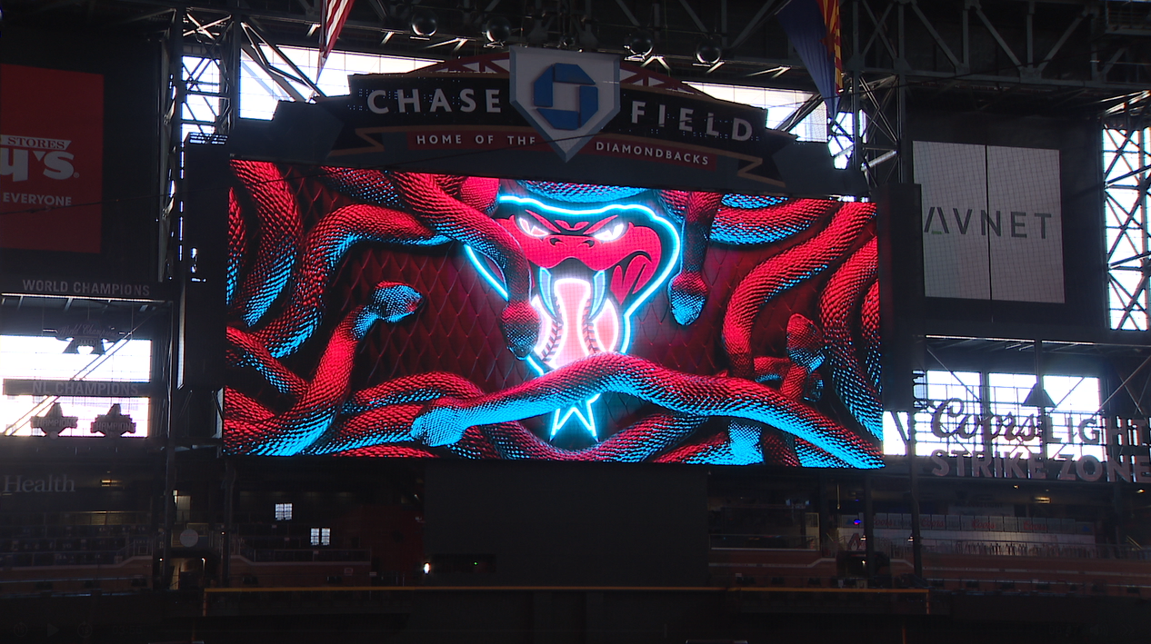 2026 | Chase Field’s new scoreboard.