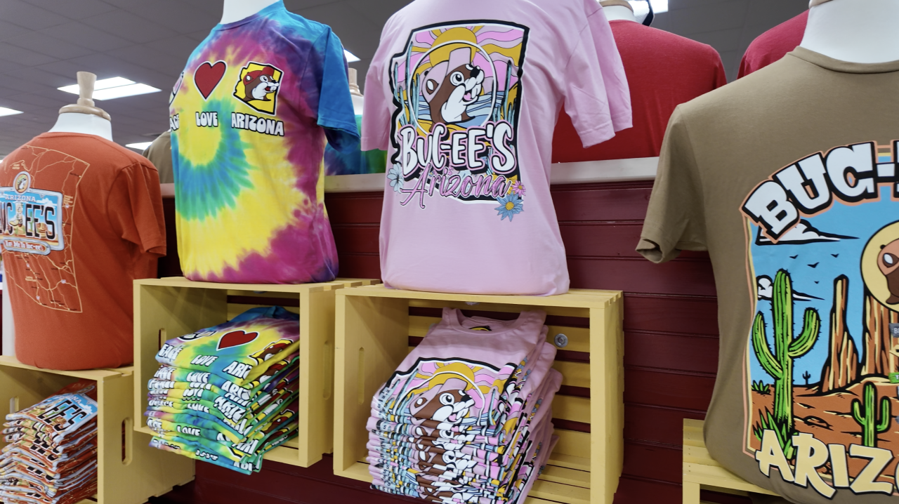Exclusive merchandise at Goodyear's Buc-ee’s.