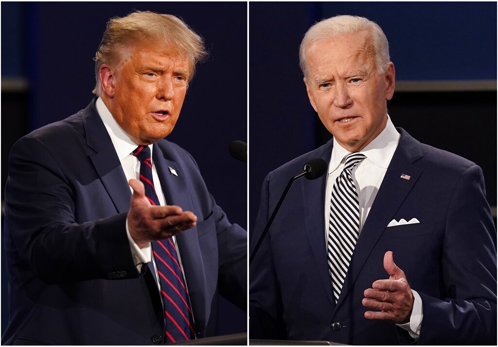 Donald Trump and Joe Biden Debate 