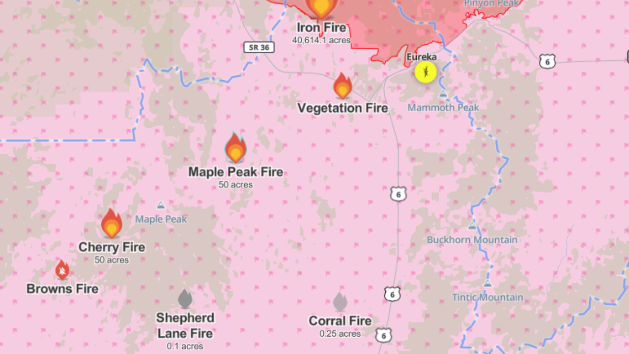 Three new fires break out near Eureka, one closing State Route 36