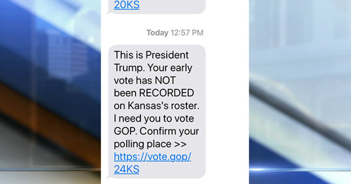 Text Voting Message Mysterious text message causing voting confusion