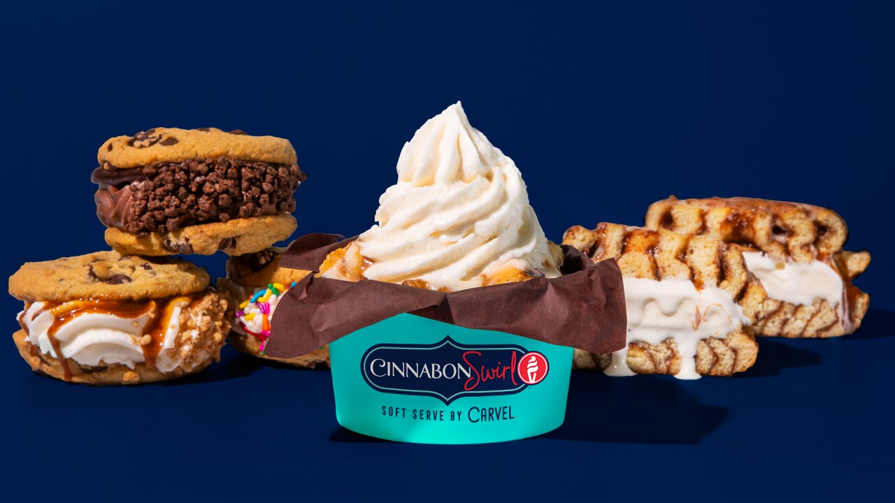 Cinnabon Swirl’s menu items.