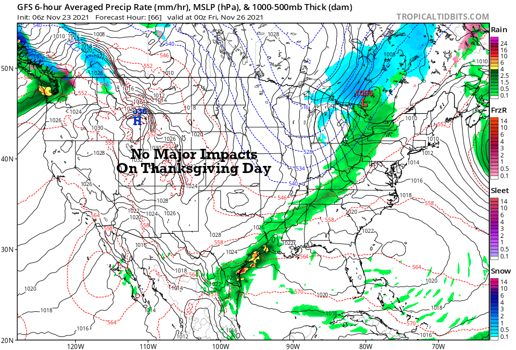 Thanksgiving Day Forecast