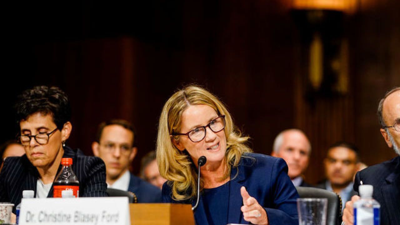 Christine Blasey Ford Presents Award To Larry Nassar Accuser Rachael Denhollander Christine Blasey Ford Presents Award To Larry Nassar Accuser Rachael Denhollander