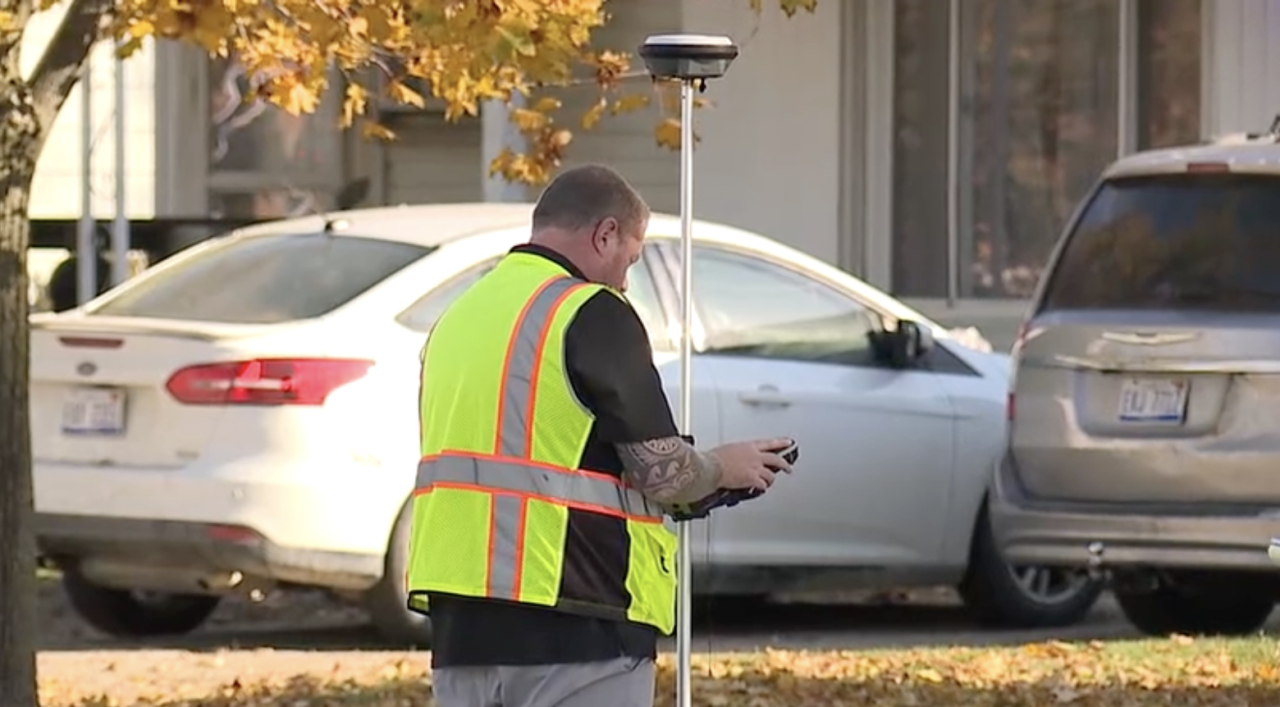 Investigators at the scene