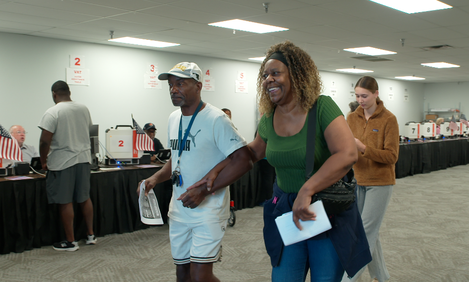 Early voters at the Hamilton County Board of Elections in October 2026.