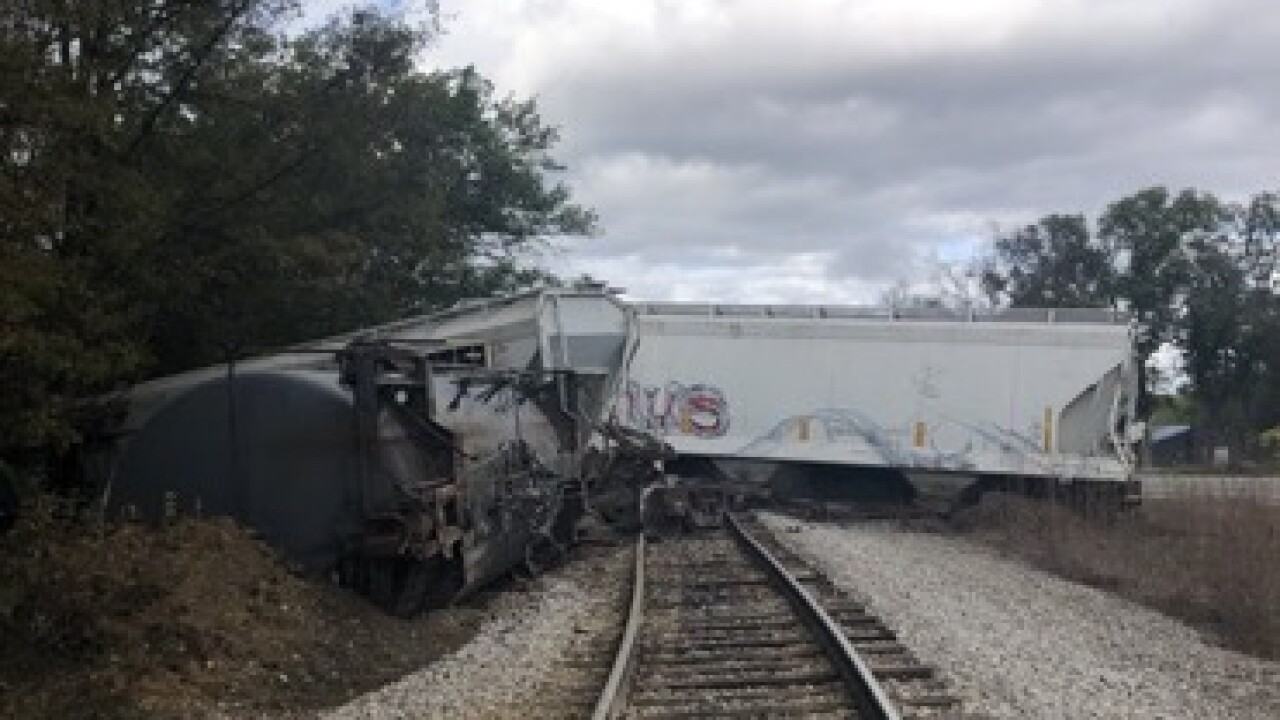 Newaygo Co Train Derails