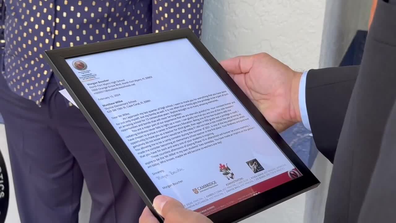 Student appreciation letters lee county teacher appreciation week 2024