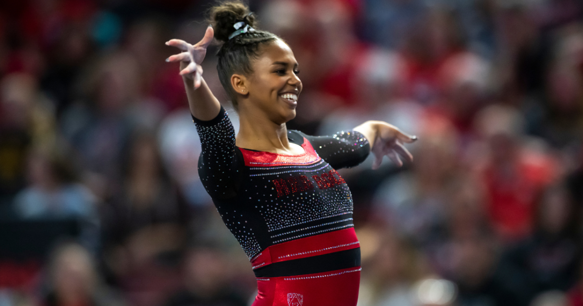Jyt Rucker Utah gymnast Jaedyn Rucker vaults Red Rocks into title run