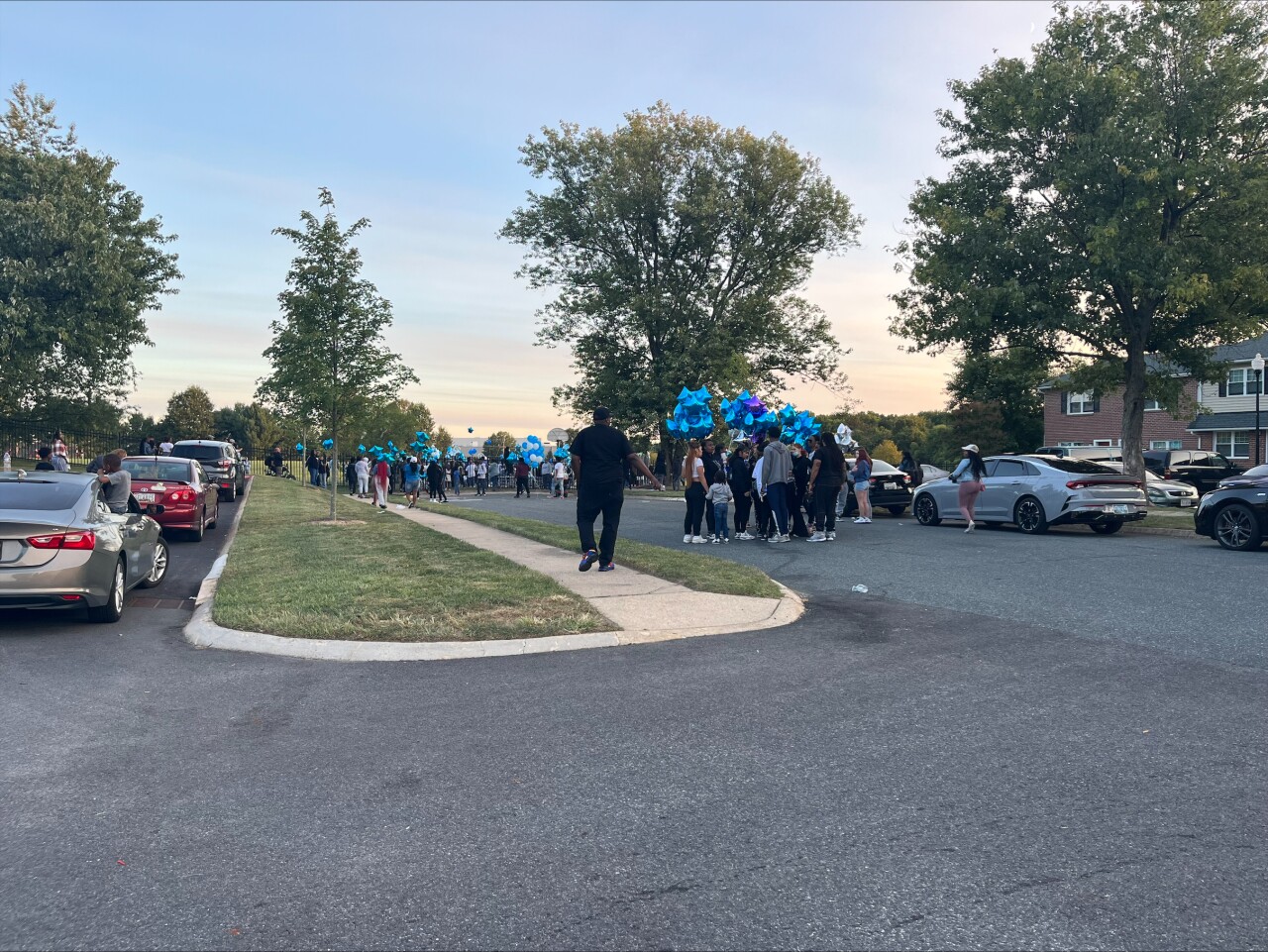 Vigil for Warren Grant at Joppatowne high school