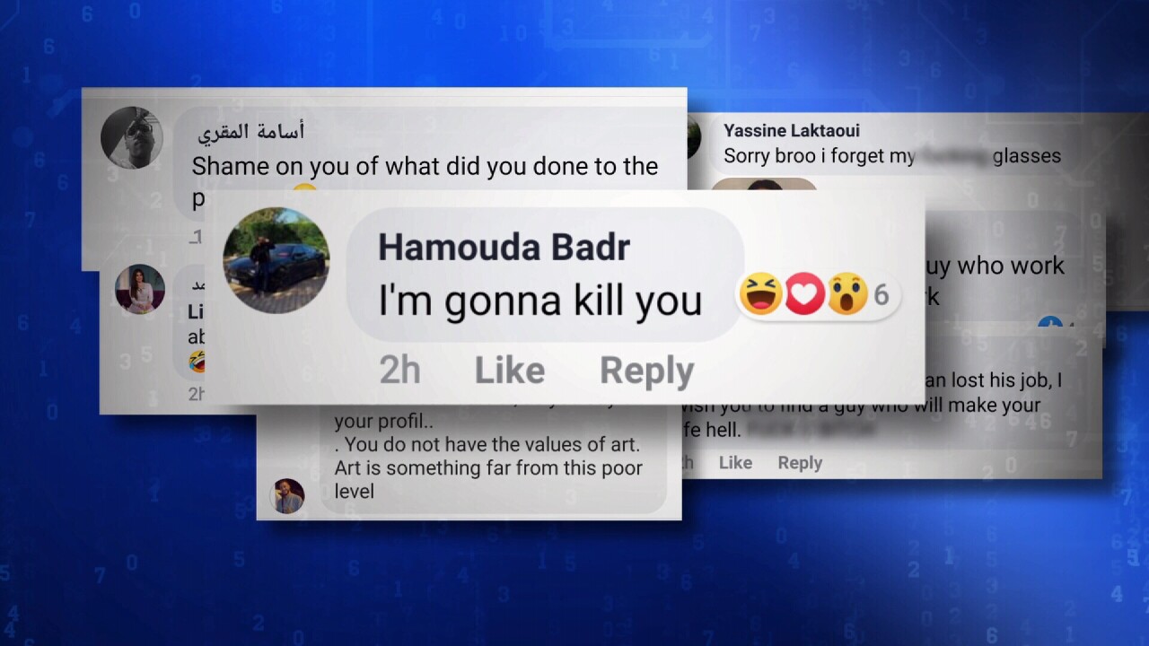 Threats and insults came pouring in on social media