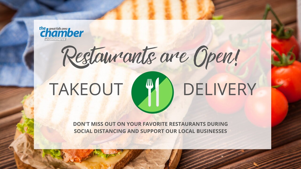 Great Falls Restaurants Offer Take Out And Delivery Options During