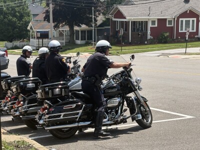 Motorcycle units from Cleveland and Parma in Rittman
