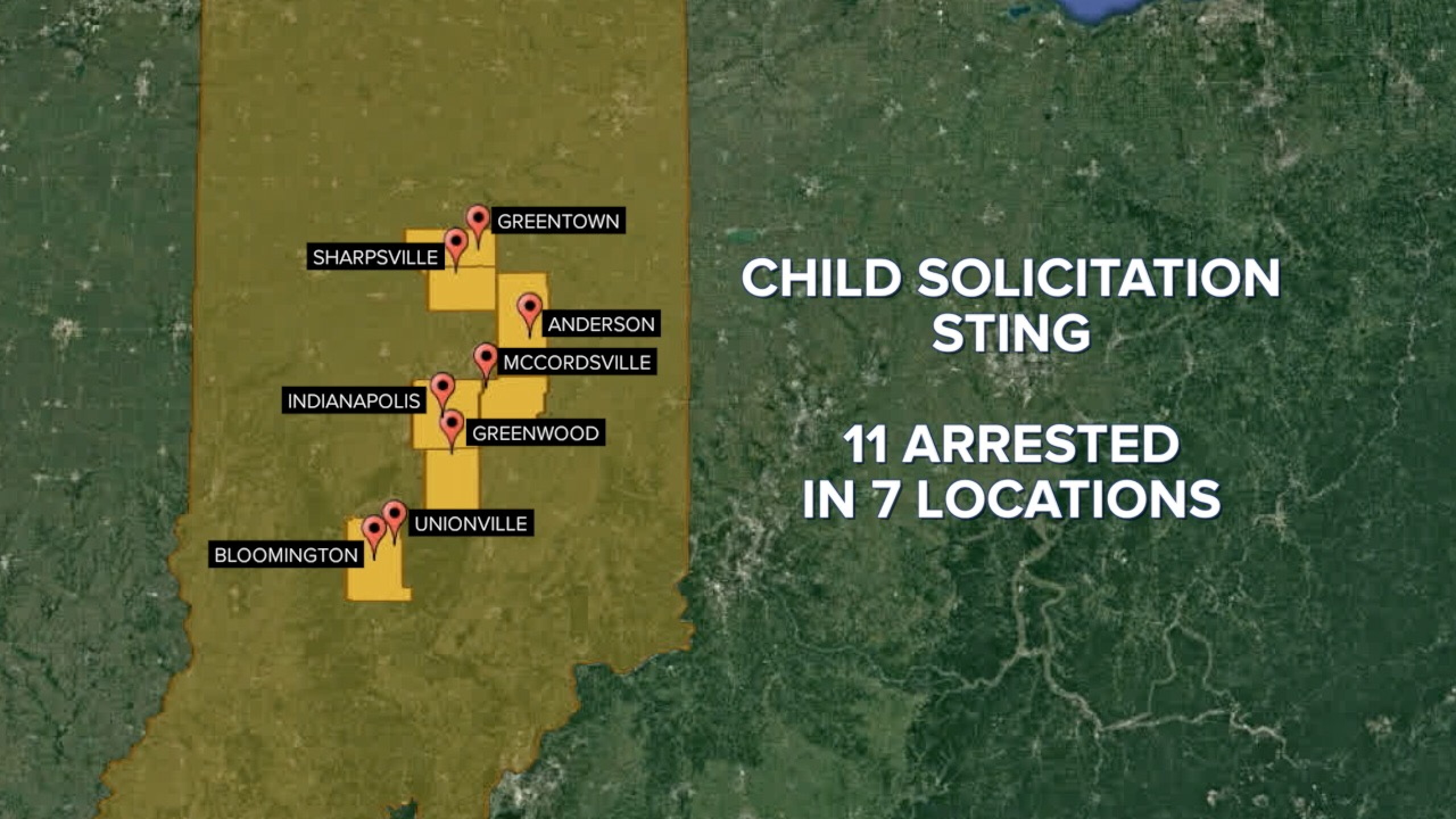 11 arrested in child-sex sting operation in Johnson County