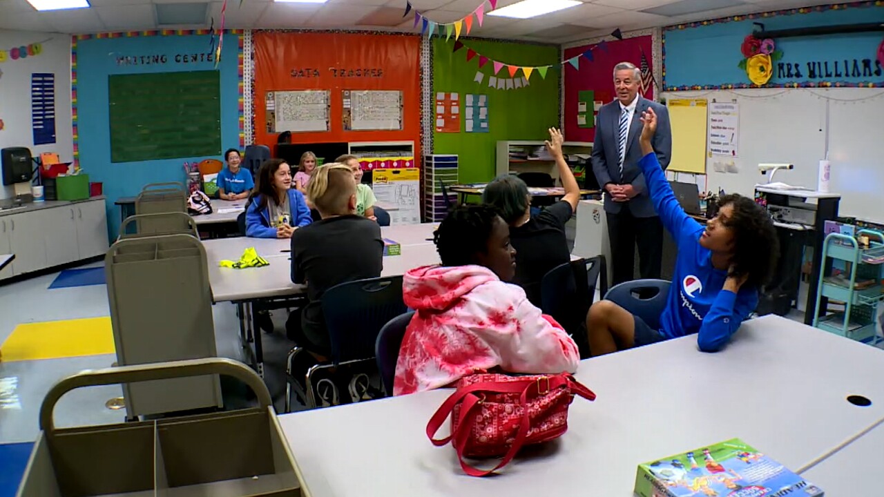 Superintendent Wayne Gent of St. Lucie Public Schools visits Morningside Elementary School in Port St. Lucie on June 1, 2022 (1).jpg