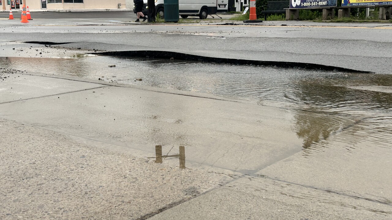 cracked road springfield twp