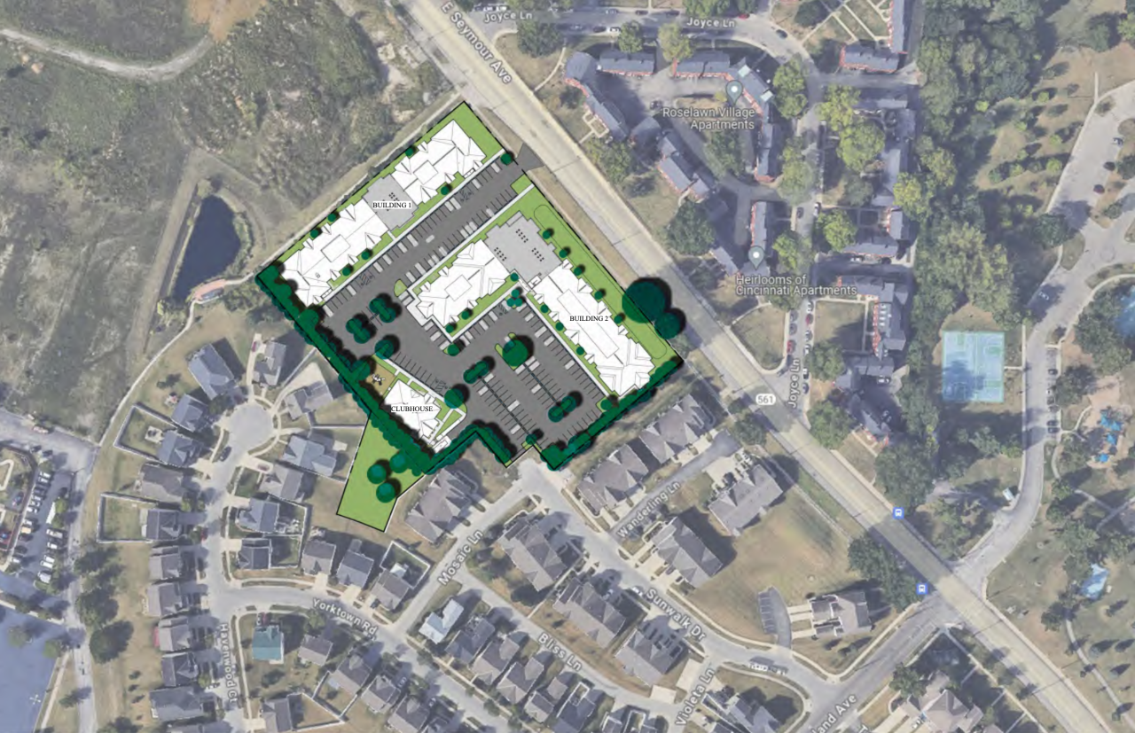 Bond Hill mixed use housing