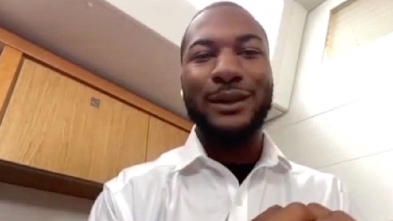 Community activist Bryce Graham, speaks about resignation of Boynton Beach Police Chief Michael Gregory, April, 15, 2022