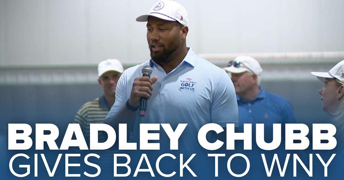 'Feels like that's my purpose': Buffalo Bills linebacker Bradley Chubb giving back to WNY