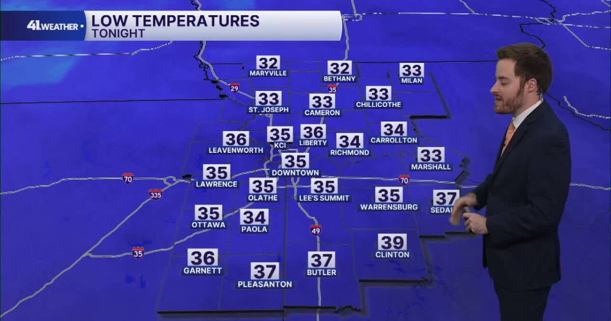 Weather Forcase Exercise KSHB 41 Weather | Frost and freeze potential Saturday with lows in the 30s