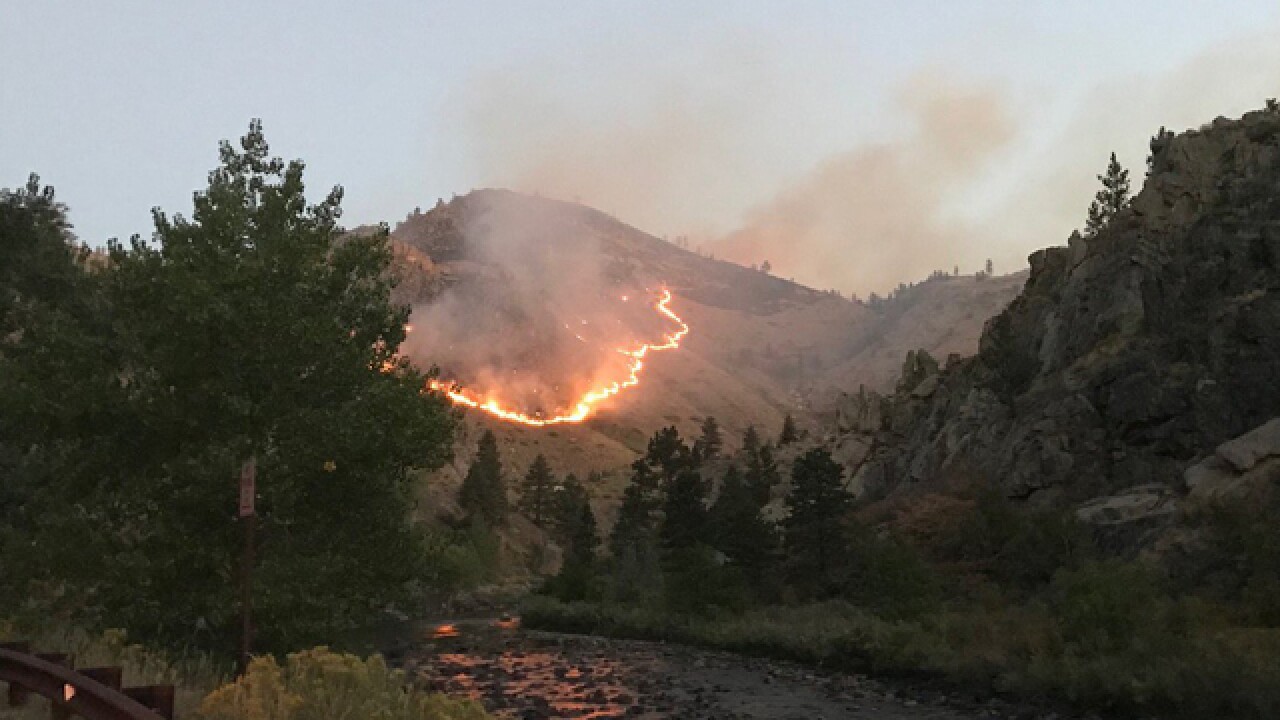 Seaman Fire Surpasses 0 Acres Continues To Burn In Lower Poudre Canyon Seaman Fire Surpasses 0 Acres Continues To Burn In Lower Poudre Canyon
