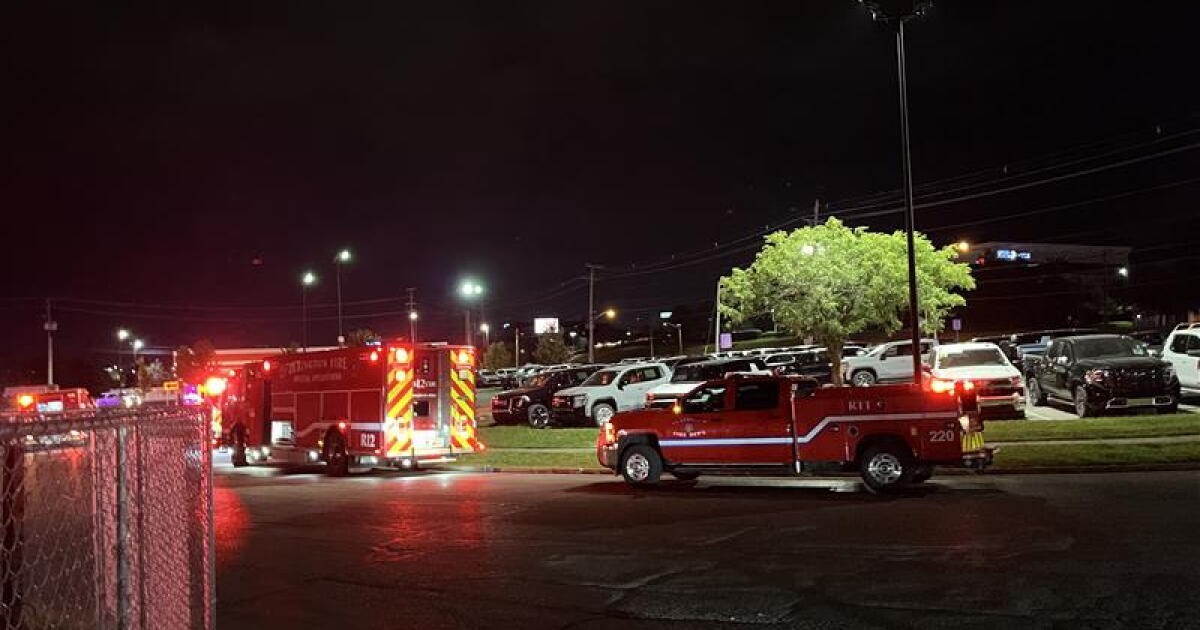 No injuries reported following fire at Lexington car dealership