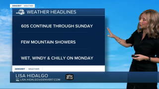 Mild weather continues through the weekend across the Denver Metro Area
