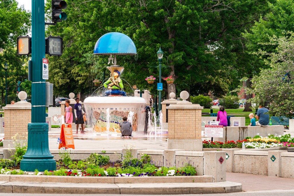 Uncle Wilbur Fountain Acacia Park