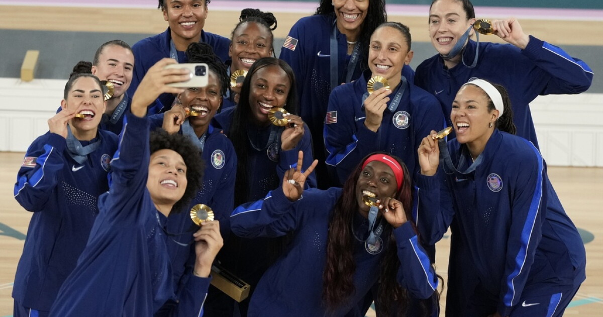 US ties China in Paris Olympics gold medal count but wins overall total