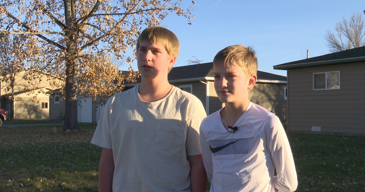 Billings middle school brothers save neighbor's life in freezing cold - Vimarsana News