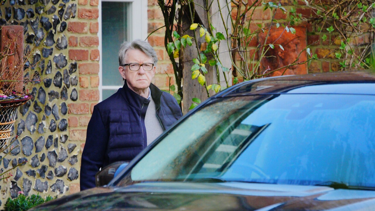 APTOPIX Britain Epstein Mandelson