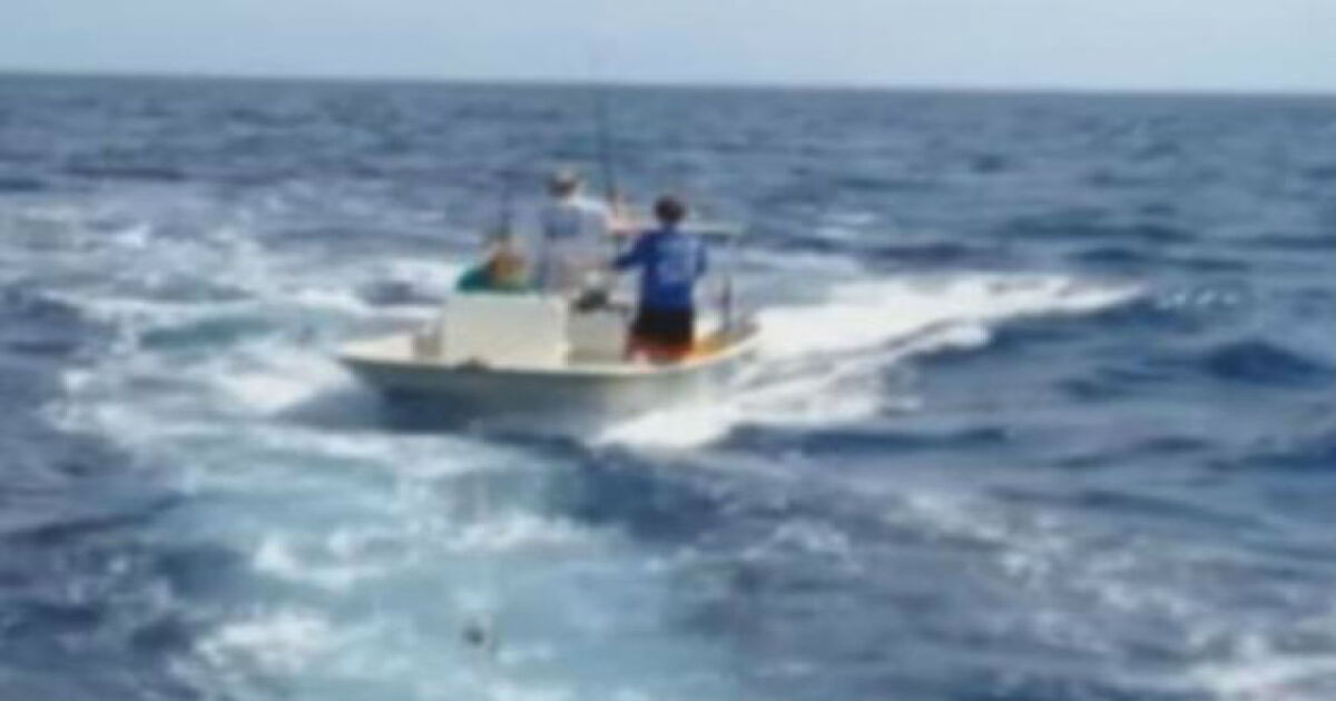 Teens rescued after becoming stranded at sea