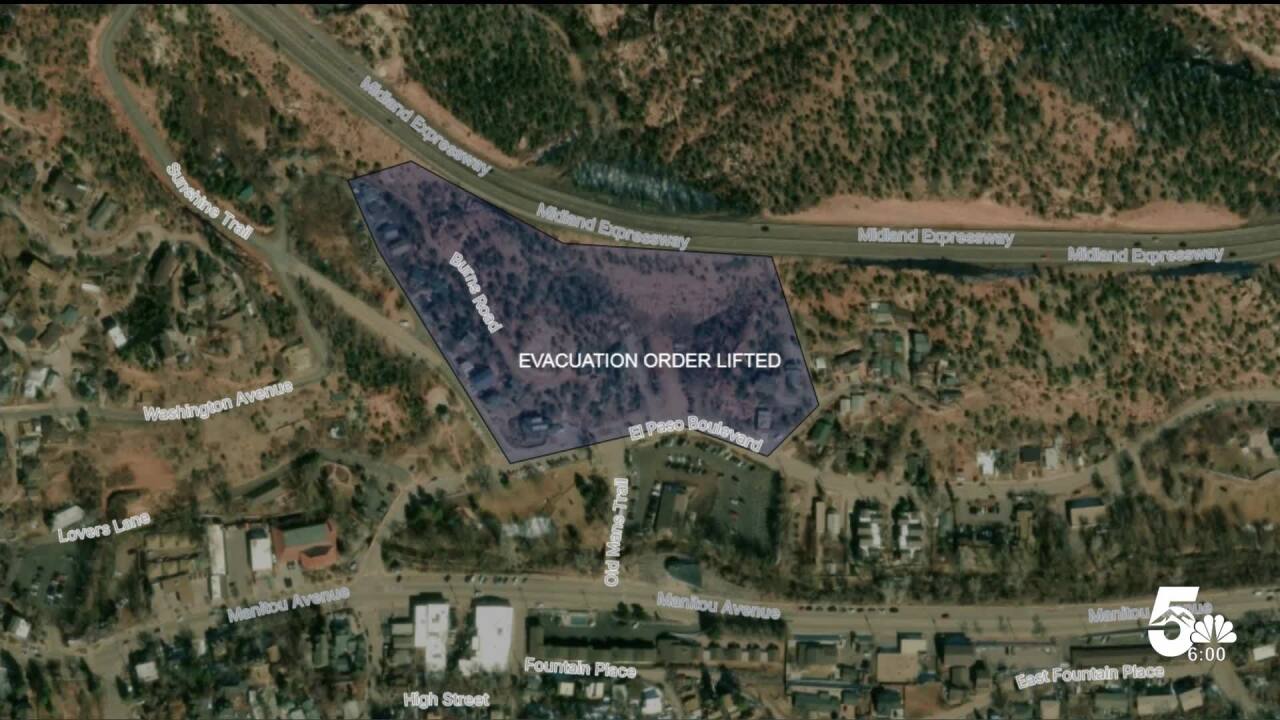 Manitou Springs Evacuation Order
